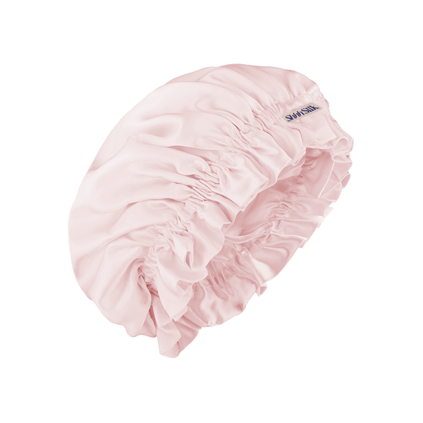 Pink Silk Sleep Bonnet - Shhh Silk