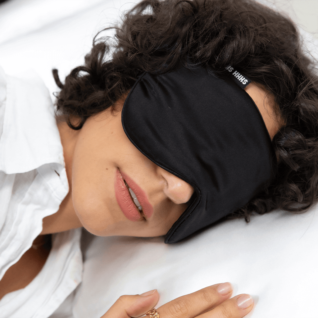 Buy Black Silk Eye Masks Online Sleep Mask Shhh Silk