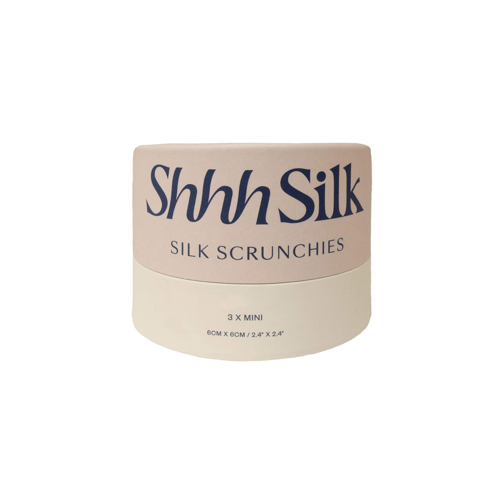 3 Pack Mini Silk Scrunchies - Black