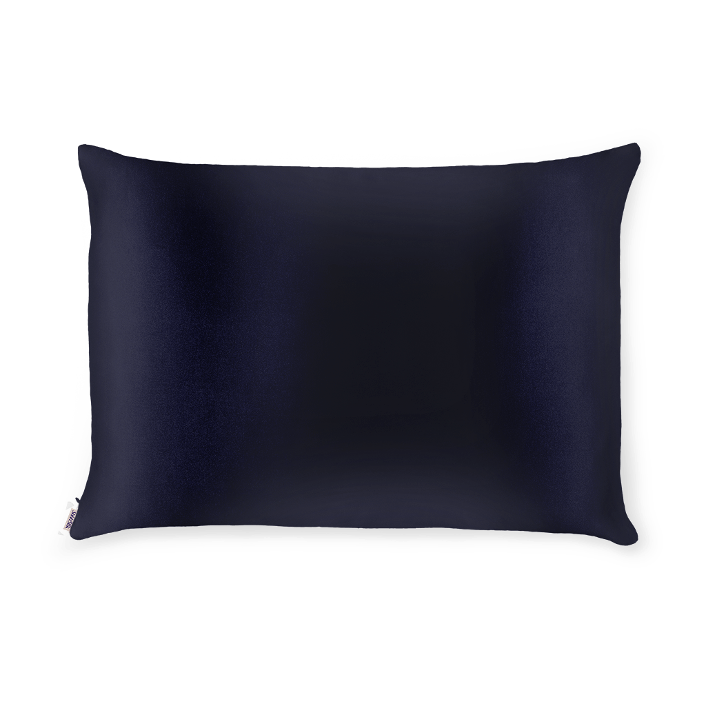  Fishers Finery 25mm Mulberry Silk Queen Pillowcase, Navy : Home  & Kitchen