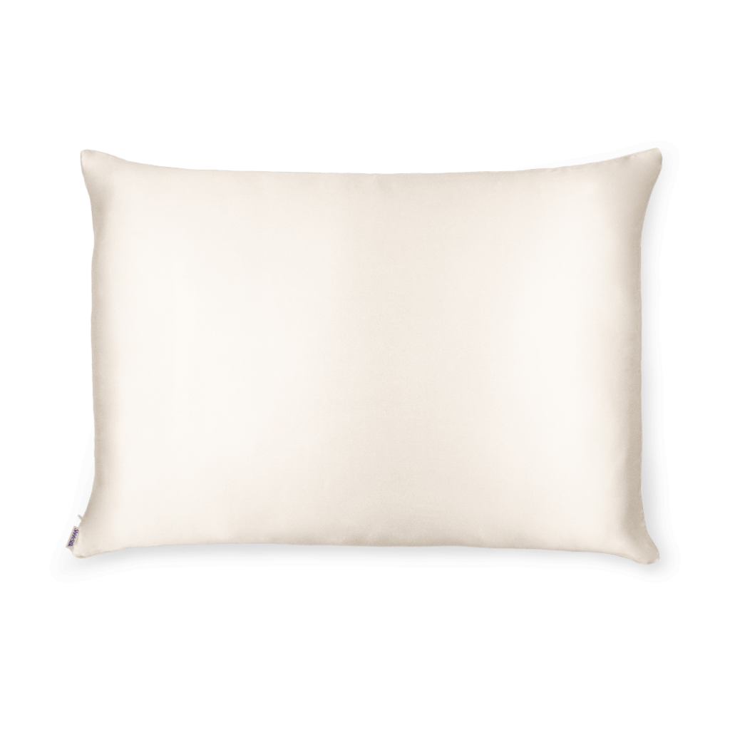 2 Nude Silk Pillowcases - Queen Size - Zippered