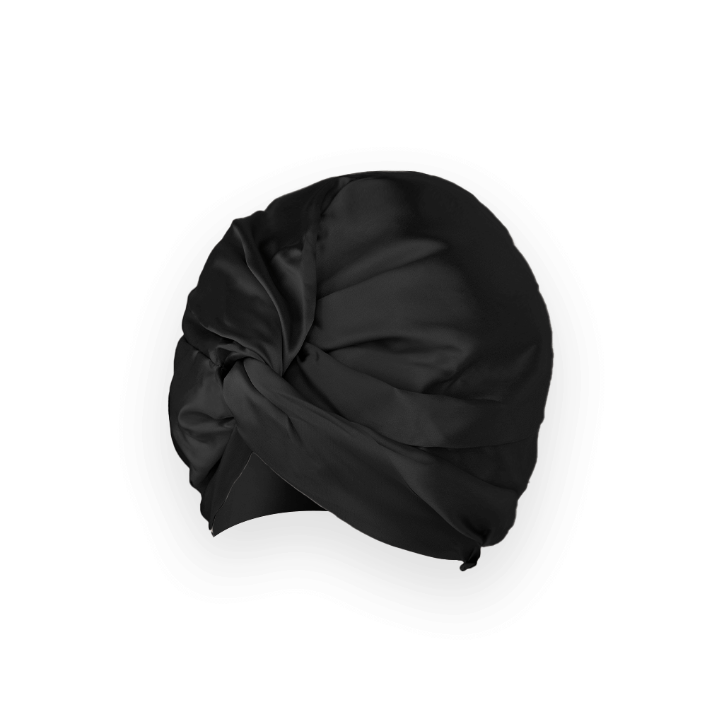 Black Silk Turban
