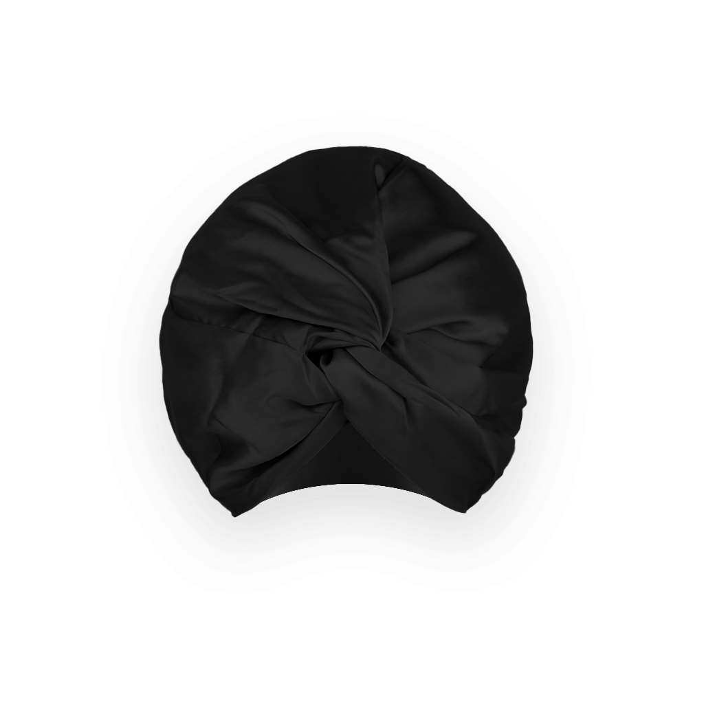 Black Silk Turban
