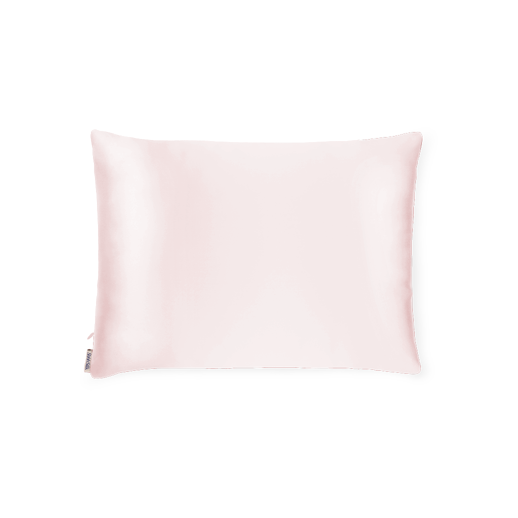 Pink Travel Size Silk Pillowcase
